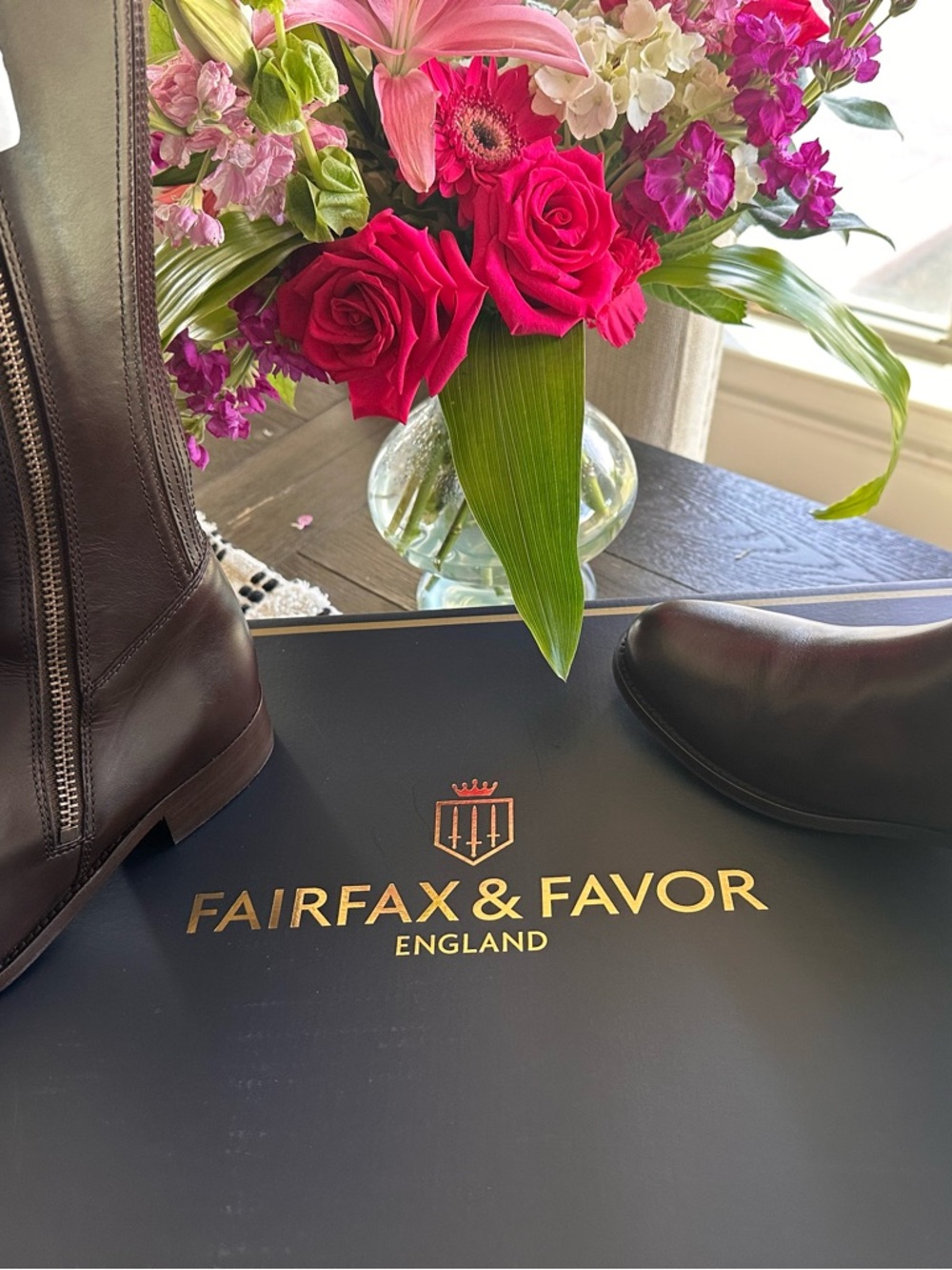 Fairfax & Favor Regina Leather Boots - Picture 7 of 9